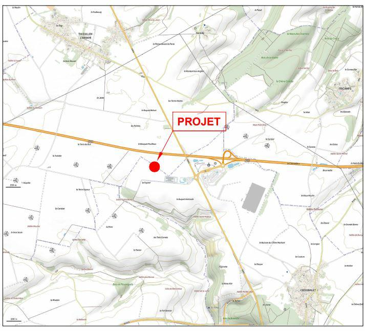 Entrepôt classe a Croixrault 37441m² Location entrepôt classe a Croixrault Somme OLLOG2318198 1